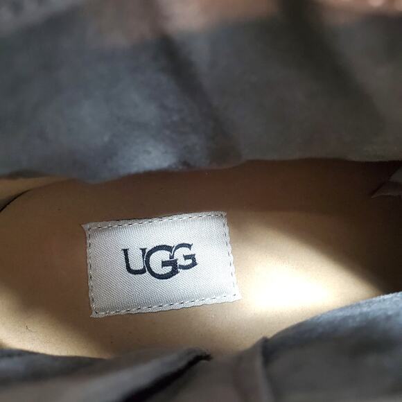 UGG Josefene Ankle Booties Slate Green Suede Leather Side Zip 1130526 Size US 8 - Picture 7 of 8